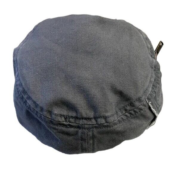 2/$15 Koala Kids Engineer Hat Gray Size 3T 4T Distressed Zip Train Cap Toddler - Picture 2 of 7